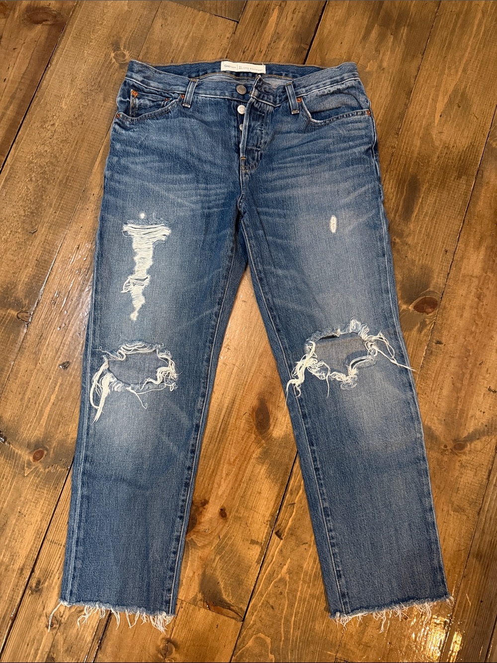 Womens Gap Relaxed Boyfriend Jeans